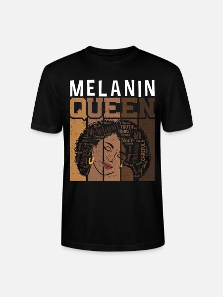 Melanin-Königin Stolzer Schwarzer - Stanley/Stella Unisex Bio-T-Shirt CRAFTER - Schwarz