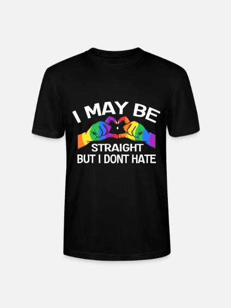 Mi piace essere etero, ma odio i gay LGBTQ - Maglietta unisex ecologica CRAFTER di Stanley/Stella - nero