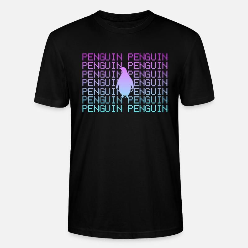 Pinguin - Stanley/Stella Unisex Bio-T-Shirt CRAFTER - Schwarz