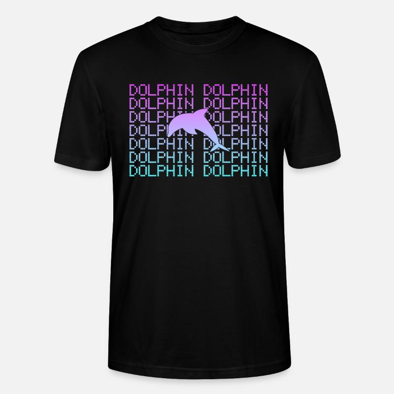 Delfin - Stanley/Stella Unisex Bio-T-Shirt CRAFTER - Schwarz