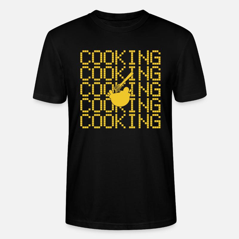 Kochen - Stanley/Stella Unisex Bio-T-Shirt CRAFTER - Schwarz