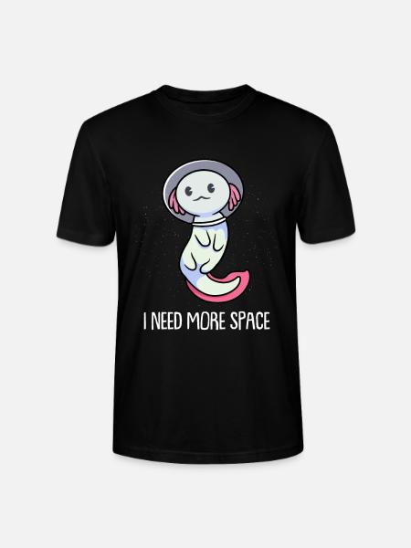 Axolotl Salamander - Stanley/Stella Unisex Bio-T-Shirt CRAFTER - Schwarz