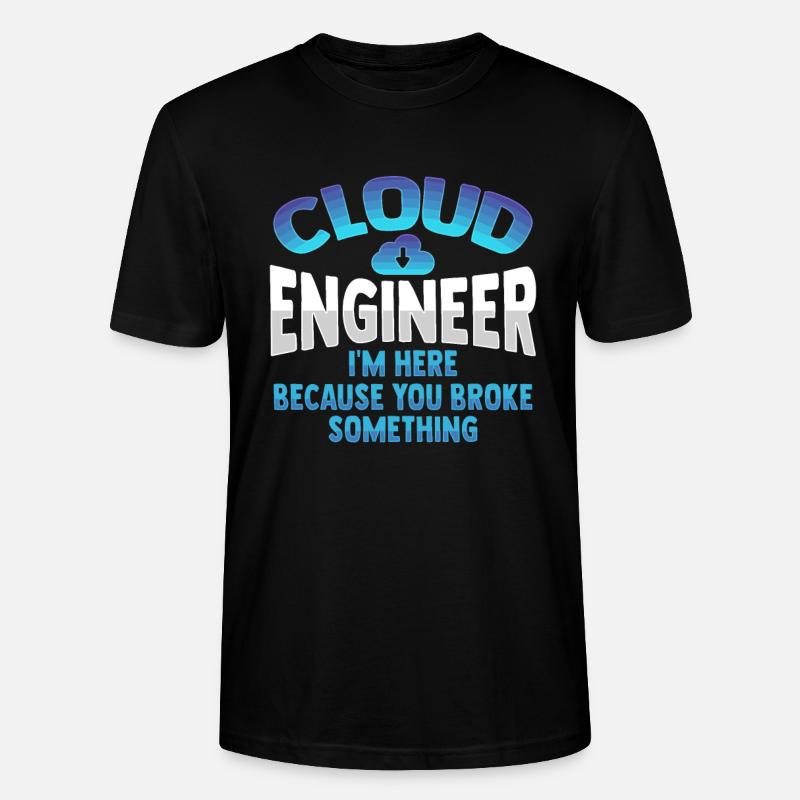 Cloud-Administrator Cloud-Devops - Stanley/Stella Unisex Bio-T-Shirt CRAFTER - Schwarz