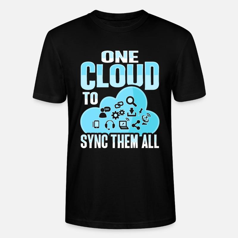 Administrateur Cloud Devops - T-shirt bio CRAFTER Stanley Stella Unisexe - noir
