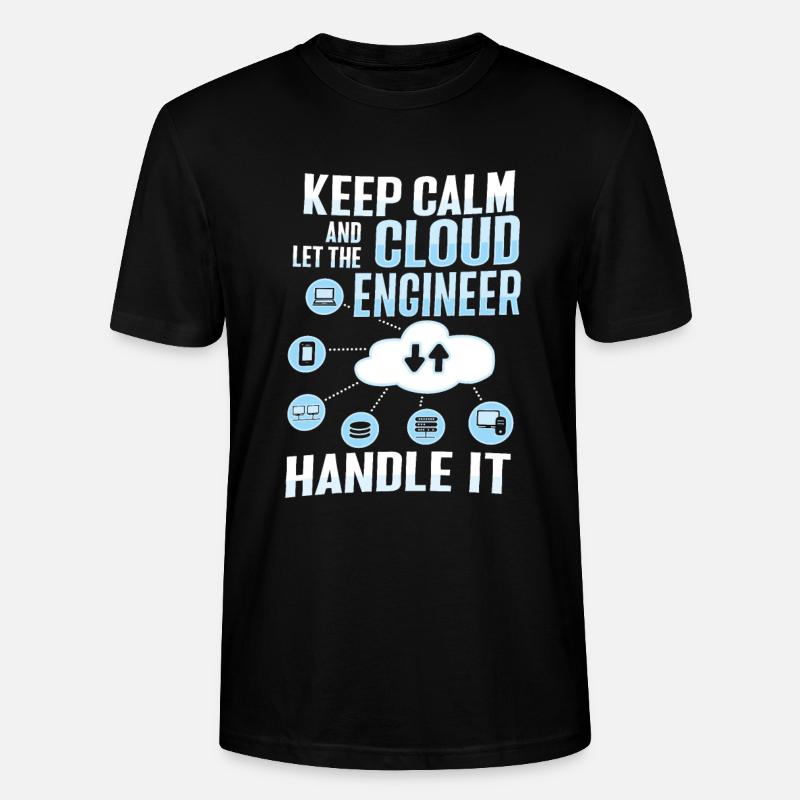 Cloud-Administrator Cloud-Devops - Stanley/Stella Unisex Bio-T-Shirt CRAFTER - Schwarz