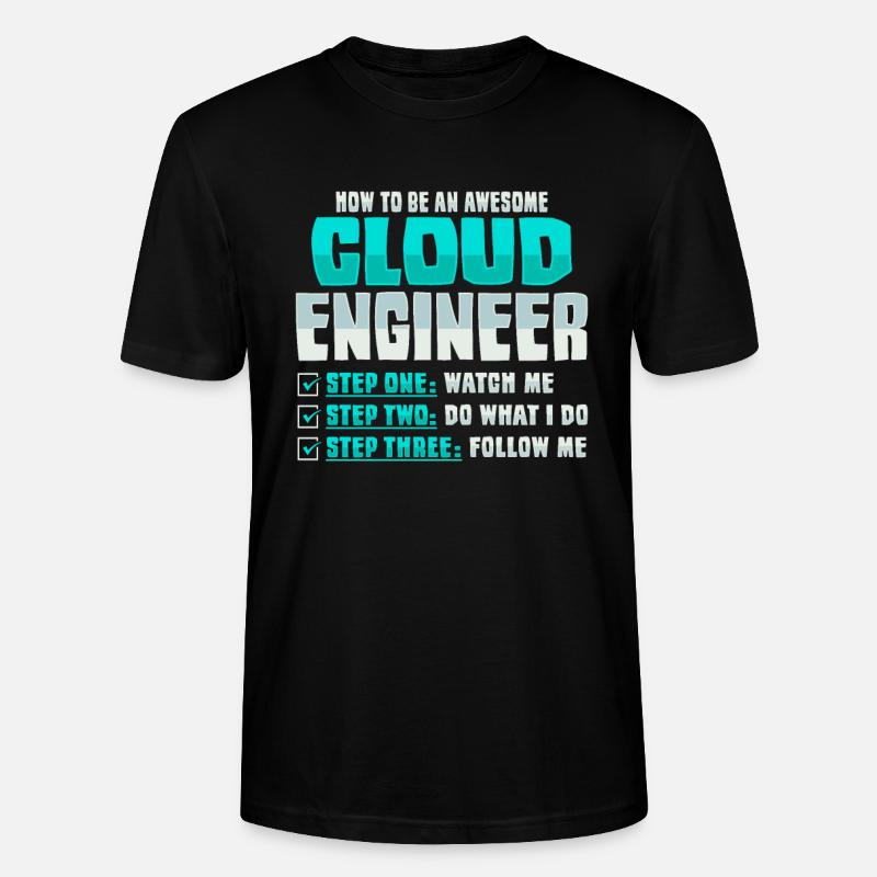 Cloud-Administrator Cloud-Devops - Stanley/Stella Unisex Bio-T-Shirt CRAFTER - Schwarz
