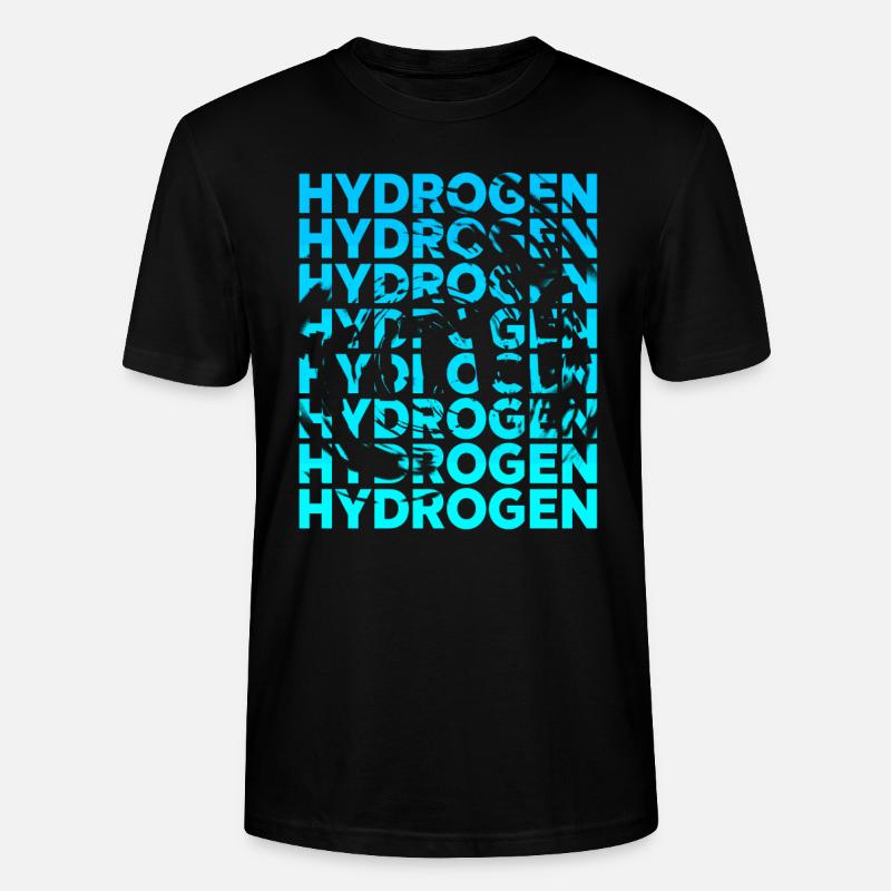 Hydrogène Hydrogène Élément d’énergie - T-shirt bio CRAFTER Stanley Stella Unisexe - noir