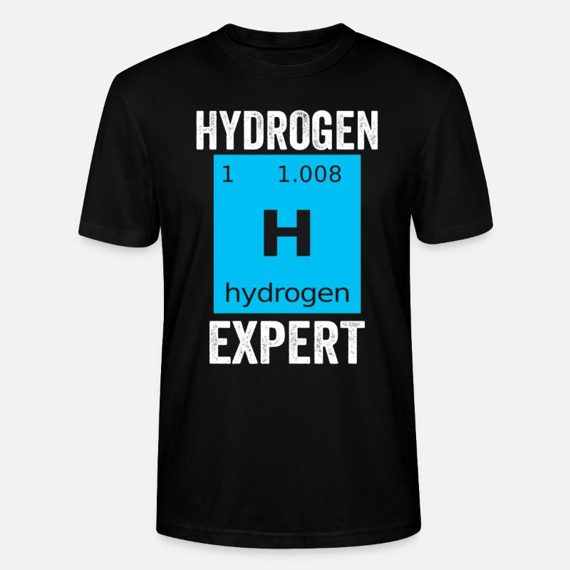 Hydrogène Expert Élément Energie Hydrogène - T-shirt bio CRAFTER Stanley Stella Unisexe - noir