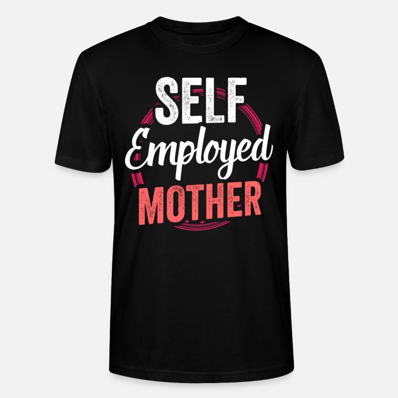 Selbstständige Mutter Freelancer Selbstständig - Stanley/Stella Unisex Bio-T-Shirt CRAFTER - Schwarz