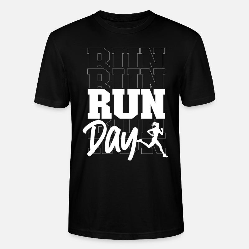 Running Runner Semi-Marathon - T-shirt bio CRAFTER Stanley Stella Unisexe - noir