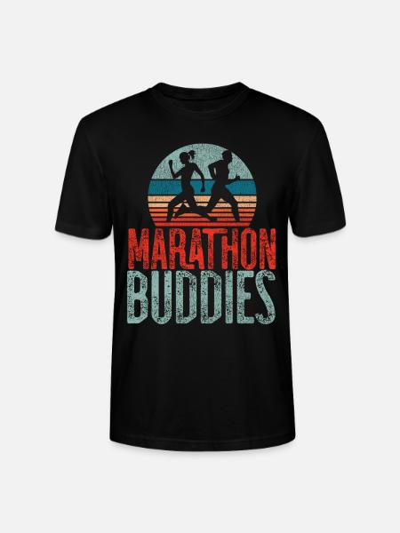 Running Runner Half Marathon - Stanley/Stella Unisex Bio-T-Shirt CRAFTER - Schwarz