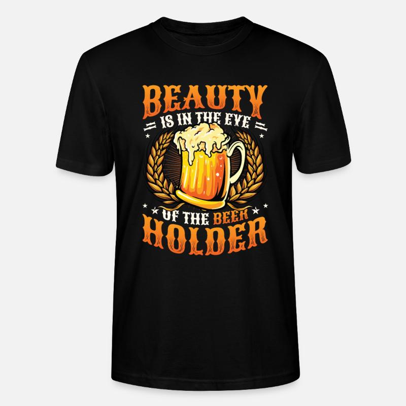 Drôle de buveur de bière - T-shirt bio CRAFTER Stanley Stella Unisexe - noir