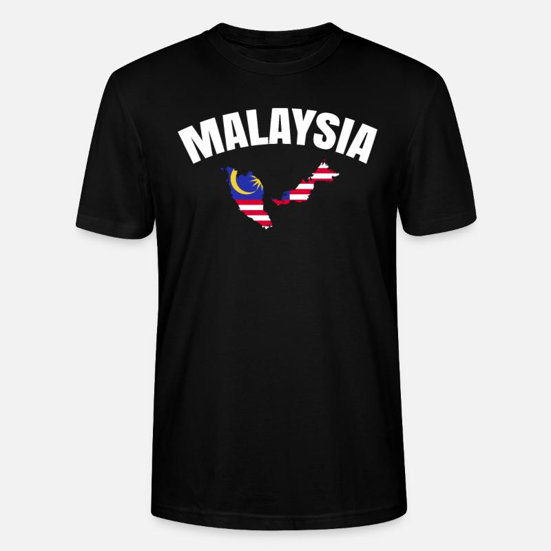 Malaisie - T-shirt bio CRAFTER Stanley Stella Unisexe - noir