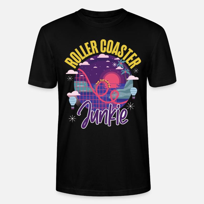 Roller Coaster Roller Coaster - T-shirt bio CRAFTER Stanley Stella Unisexe - noir
