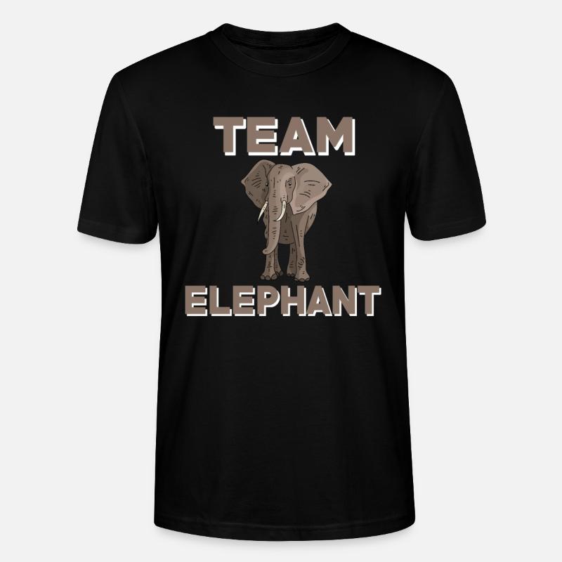 Équipe Elephant - T-shirt bio CRAFTER Stanley Stella Unisexe - noir