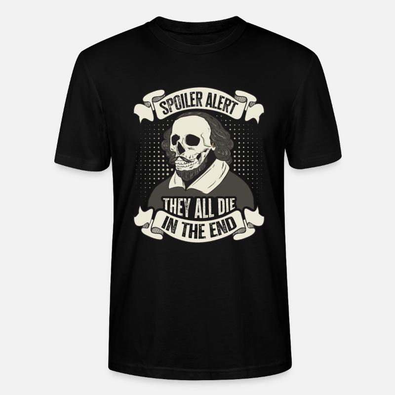 William Shakespeare - Stanley/Stella Unisex Bio-T-Shirt CRAFTER - Schwarz