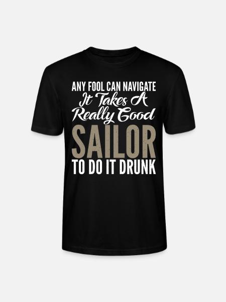 Catamaran sailing - Stanley/Stella CRAFTER Unisex Organic T-Shirt - black