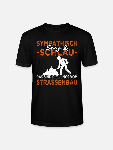 Strassenbauer - Strassenbau - Bauarbeiter - Stanley/Stella Unisex Bio-T-Shirt CRAFTER - Schwarz