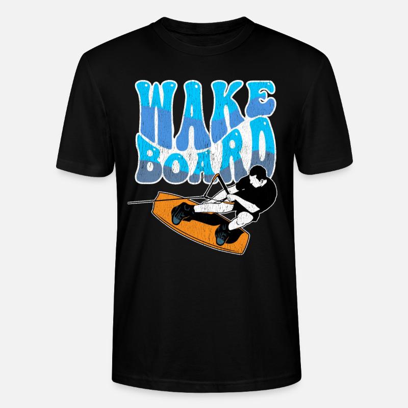Wakeboarden Wakeboard - Stanley/Stella Unisex Bio-T-Shirt CRAFTER - Schwarz