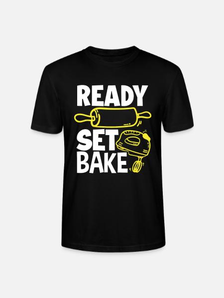 Funny Hobby Baker Gift - Stanley/Stella CRAFTER Unisex Organic T-Shirt - black