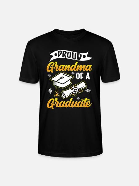 Stolze Großmutter Eines Absolventen Absolvent - Stanley/Stella Unisex Bio-T-Shirt CRAFTER - Schwarz