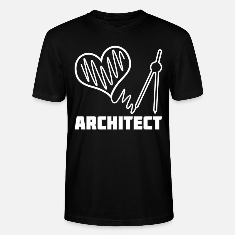 Architecte Coeur Architecture Architectes - T-shirt bio CRAFTER Stanley Stella Unisexe - noir