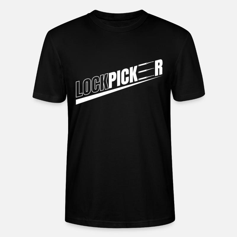 Lockpicker Lockpicking Lockpicker - T-shirt bio CRAFTER Stanley Stella Unisexe - noir