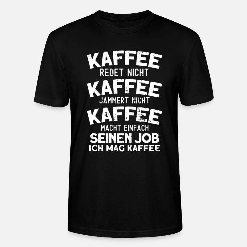 Kaffee - Stanley/Stella Unisex Bio-T-Shirt CRAFTER - Schwarz