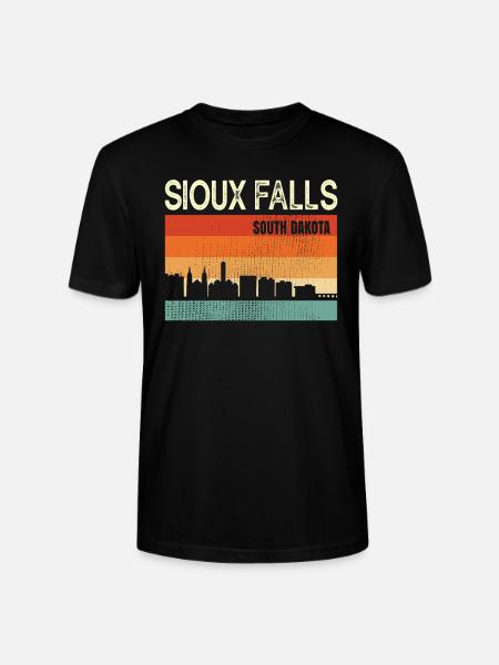 Sioux Falls Süd dakota - Stanley/Stella Unisex Bio-T-Shirt CRAFTER - Schwarz