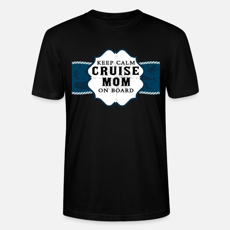 Kreuzfahrt Mama - Stanley/Stella Unisex Bio-T-Shirt CRAFTER - Schwarz
