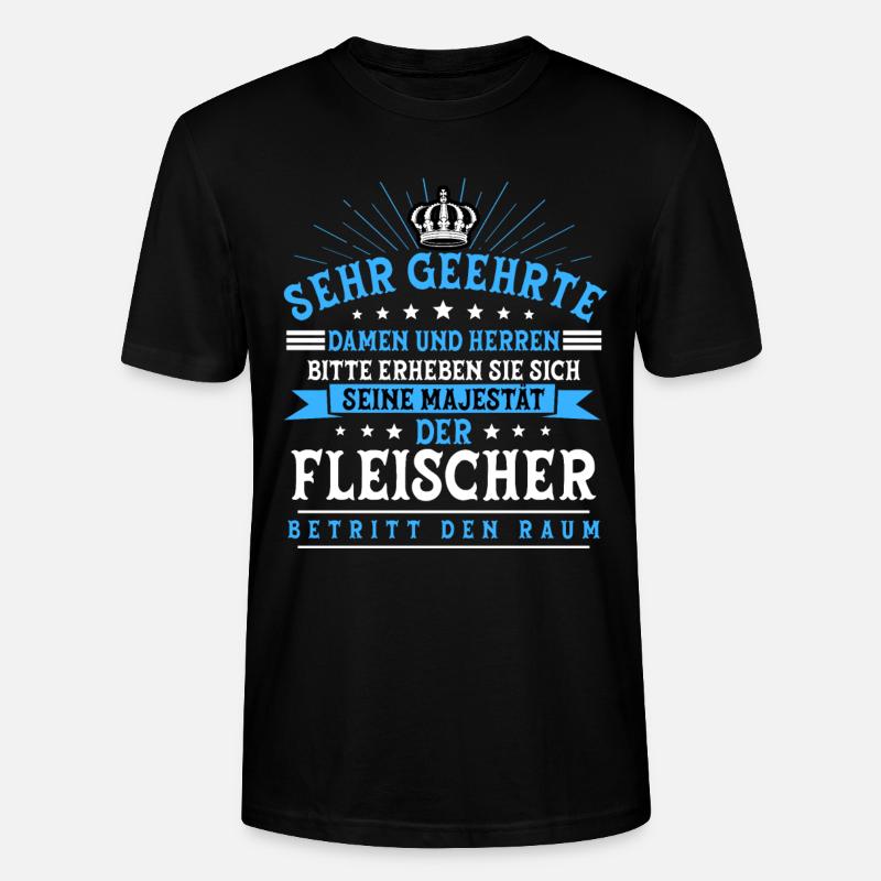Metzger Fleischer - Stanley/Stella Unisex Bio-T-Shirt CRAFTER - Schwarz