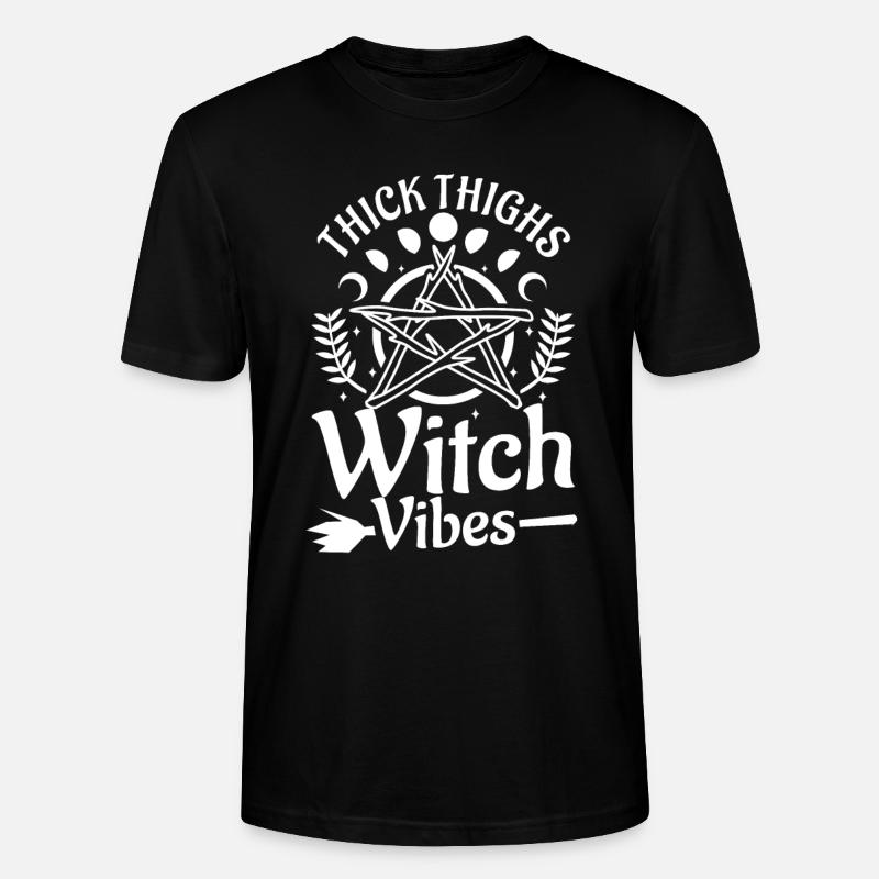 Cuisses épaisses Witch Vibes - T-shirt bio CRAFTER Stanley Stella Unisexe - noir