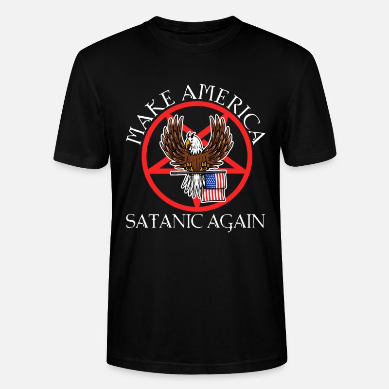 Make America Satanic Again - Stanley/Stella Unisex Bio-T-Shirt CRAFTER - Schwarz