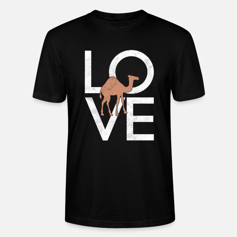 Dromedar - Stanley/Stella Unisex Bio-T-Shirt CRAFTER - Schwarz