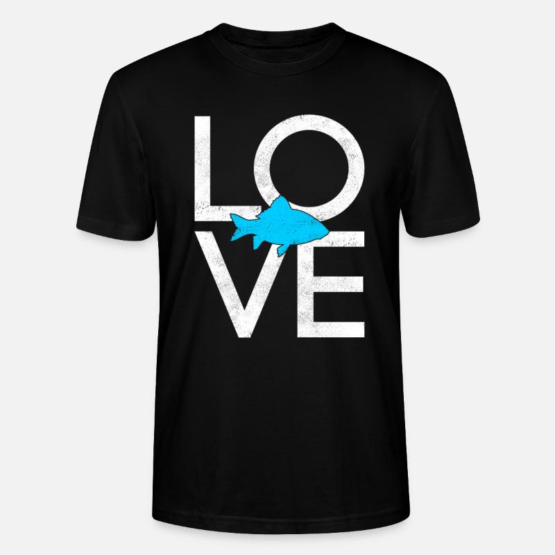 Poisson - T-shirt bio CRAFTER Stanley Stella Unisexe - noir