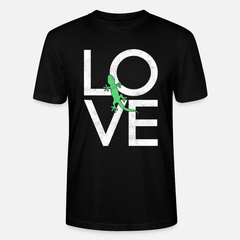 Eidechse - Stanley/Stella Unisex Bio-T-Shirt CRAFTER - Schwarz