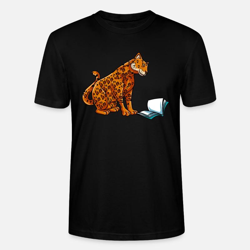 Cadeau de lecture Jaguar - T-shirt bio CRAFTER Stanley Stella Unisexe - noir