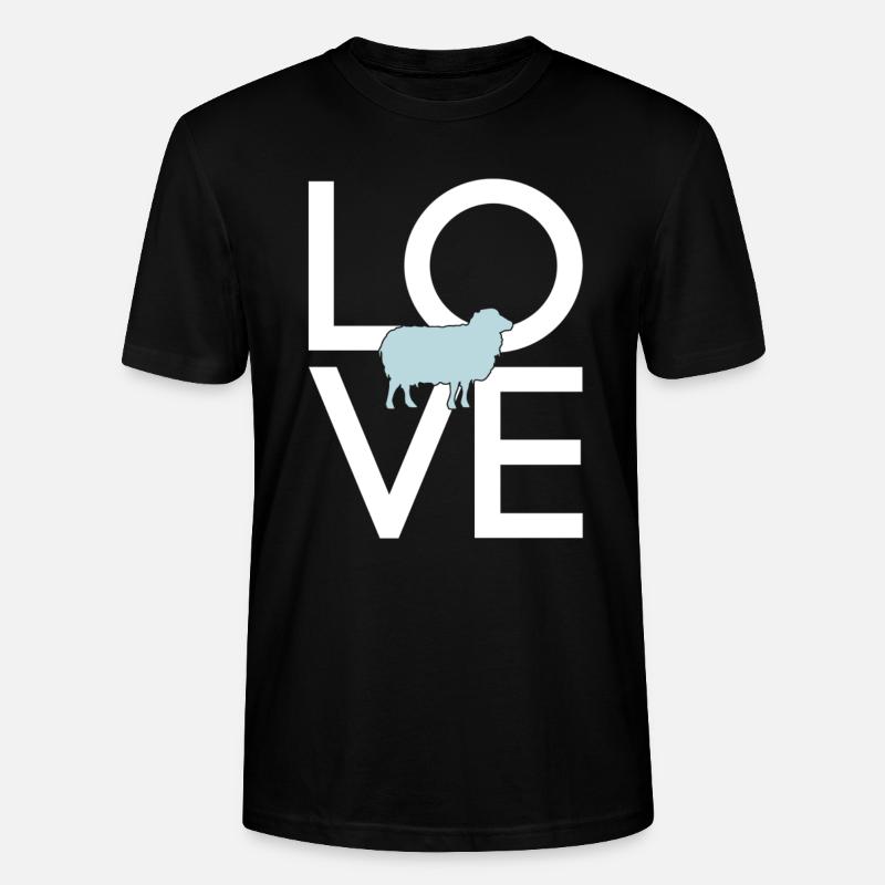 Mouton - T-shirt bio CRAFTER Stanley Stella Unisexe - noir