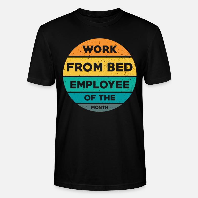 Home Office Spruch - Stanley/Stella Unisex Bio-T-Shirt CRAFTER - Schwarz