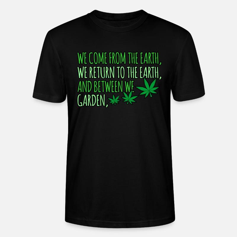 Cannabis - Stanley/Stella Unisex Bio-T-Shirt CRAFTER - Schwarz