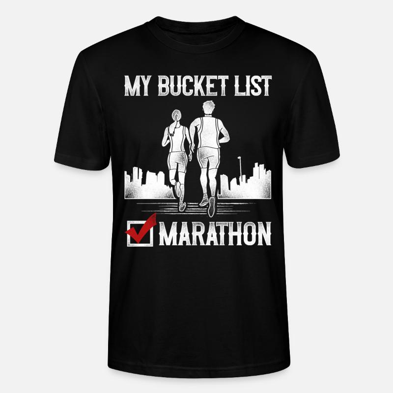 Running Runner Semi-Marathon - T-shirt bio CRAFTER Stanley Stella Unisexe - noir