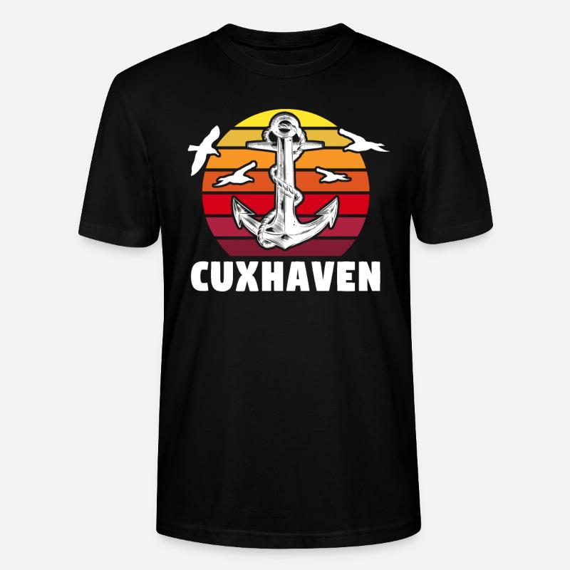 Cuxhaven Souvenir Cuxhavener - T-shirt bio CRAFTER Stanley Stella Unisexe - noir