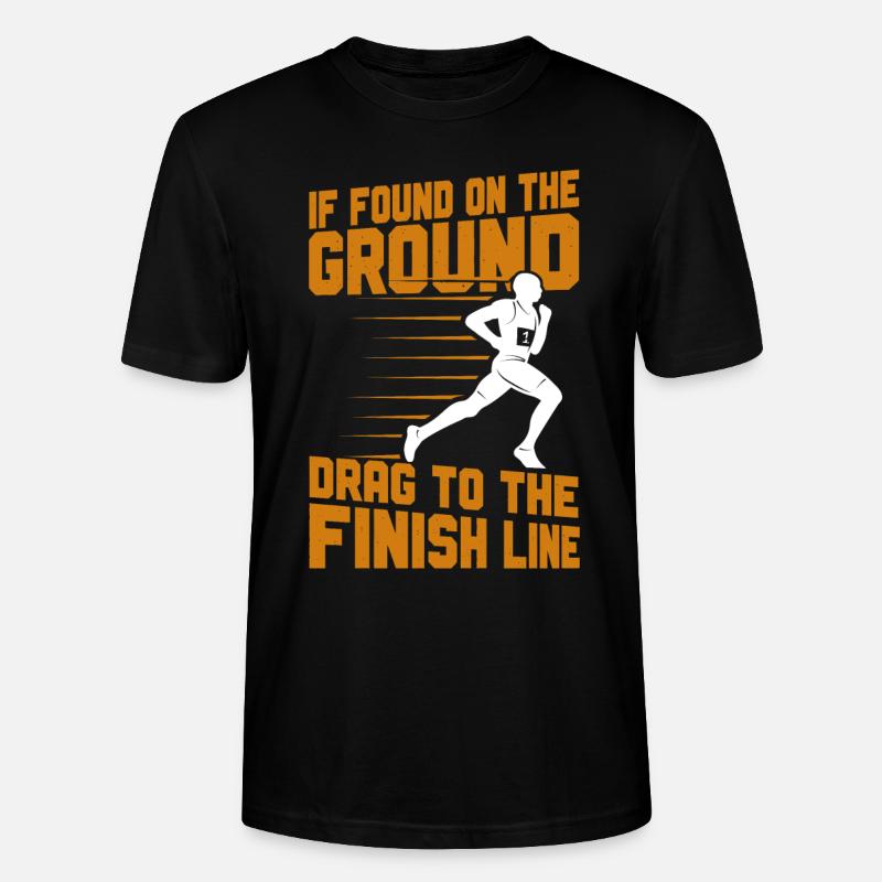 Running Runner Half Marathon - Stanley/Stella Unisex Bio-T-Shirt CRAFTER - Schwarz