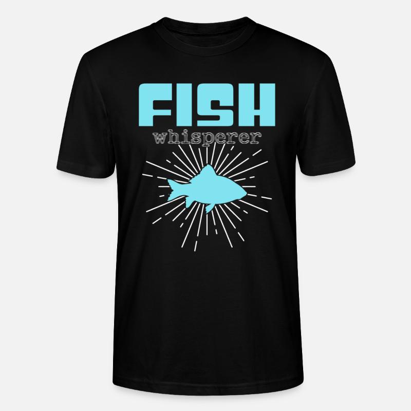 fish whisperer - Stanley/Stella Unisex Bio-T-Shirt CRAFTER - Schwarz