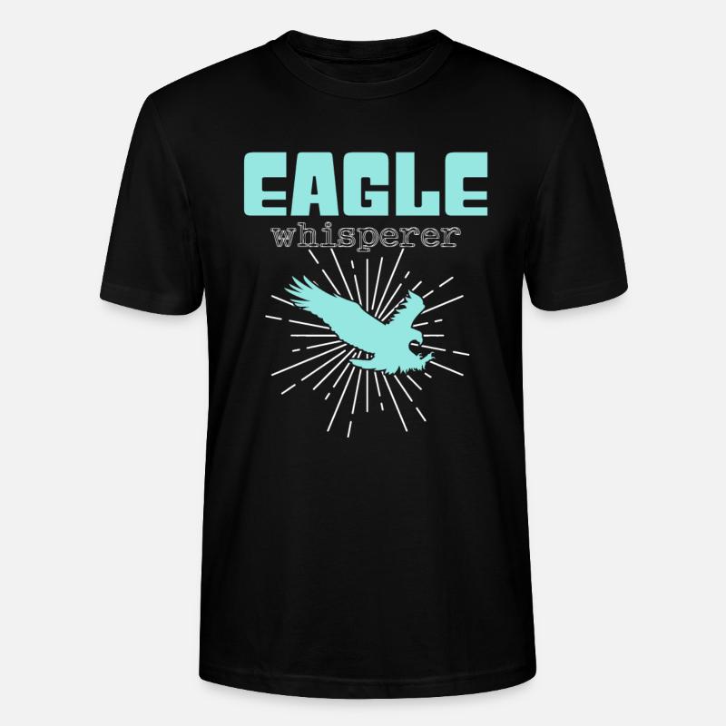 Chuchoteur d’aigle - T-shirt bio CRAFTER Stanley Stella Unisexe - noir