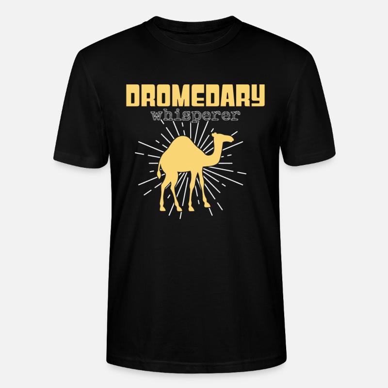 Dromedar Flüsterer - Stanley/Stella Unisex Bio-T-Shirt CRAFTER - Schwarz