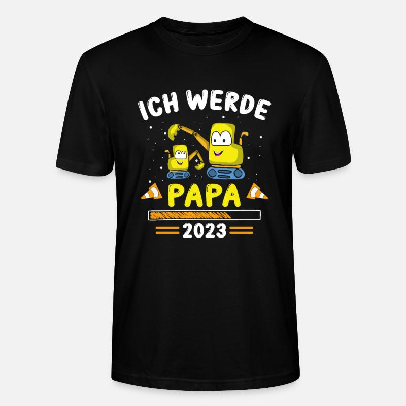 Papa 2023 Loading - Stanley/Stella Unisex Bio-T-Shirt CRAFTER - Schwarz