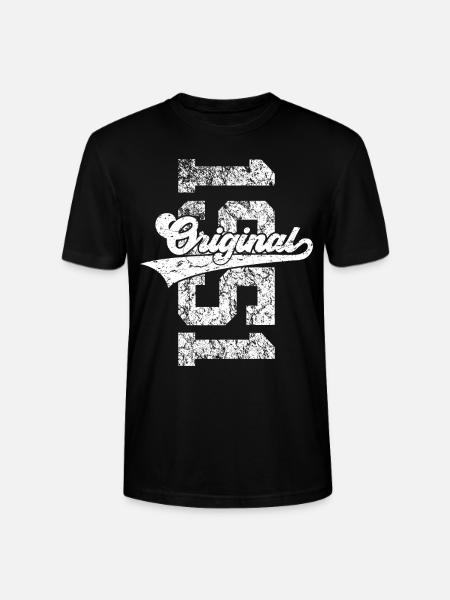 75TH BIRTHDAY ORIGINAL 1951 - Stanley/Stella CRAFTER Unisex Organic T-Shirt - black