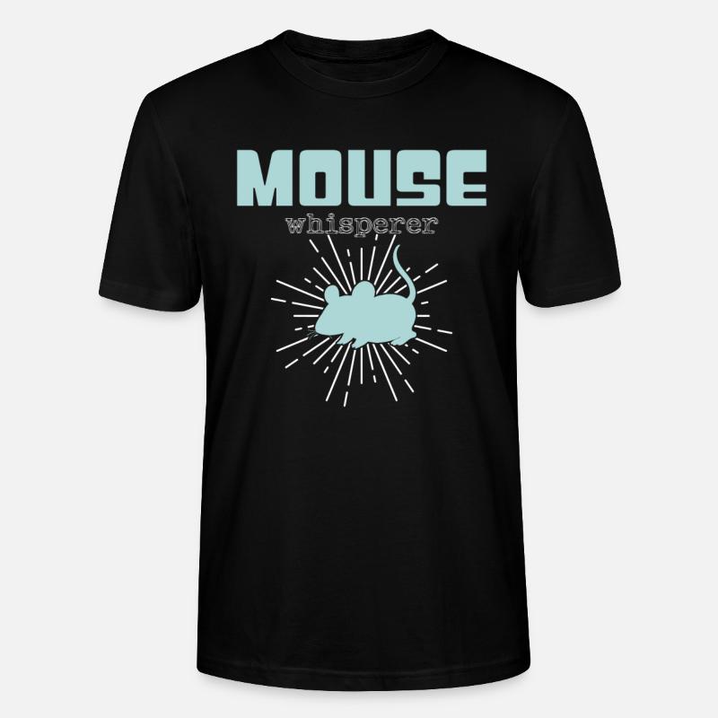 Murmure de souris - T-shirt bio CRAFTER Stanley Stella Unisexe - noir