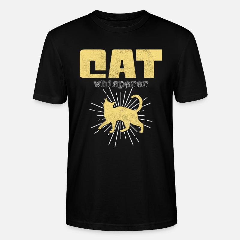 Chuchoteur de chat - T-shirt bio CRAFTER Stanley Stella Unisexe - noir